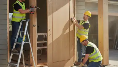 Door installation in Greenville, NC by FX Remodeling & Exteriors for durable home protection
