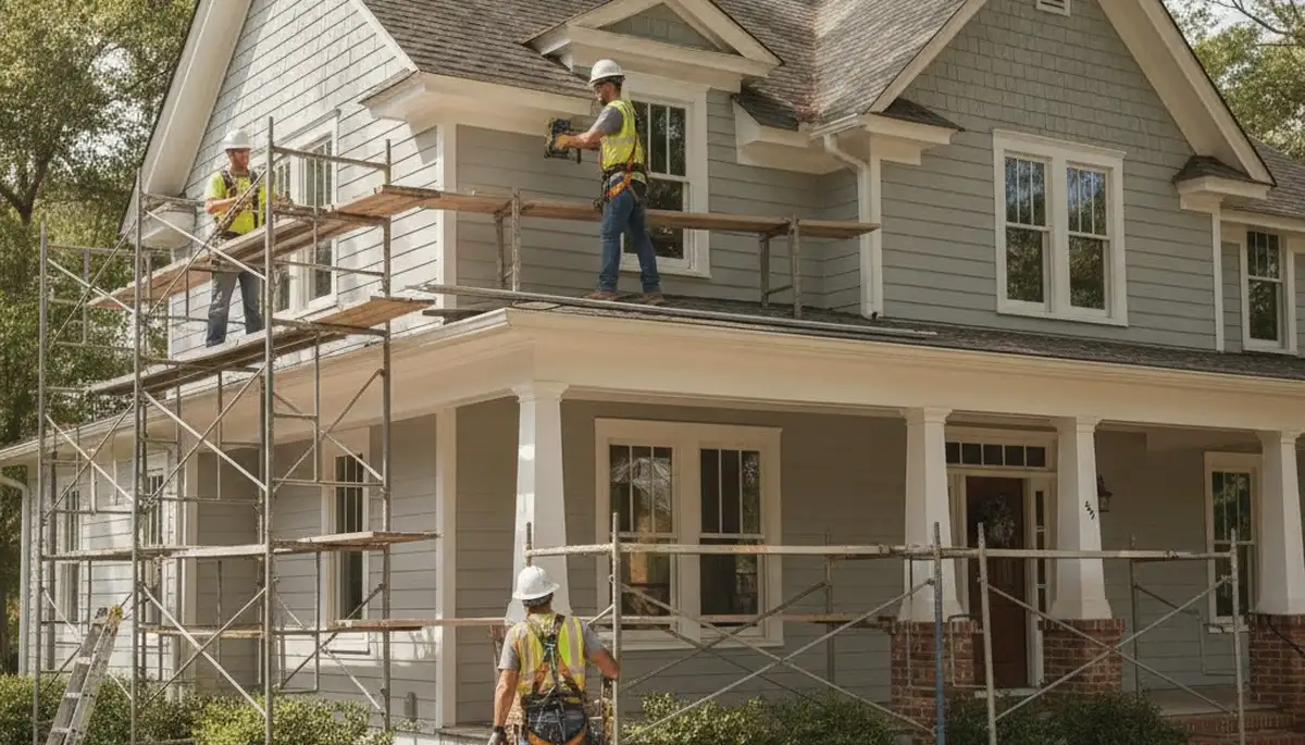 Vinyl siding installation for Greenville, NC homes by a local siding contractor