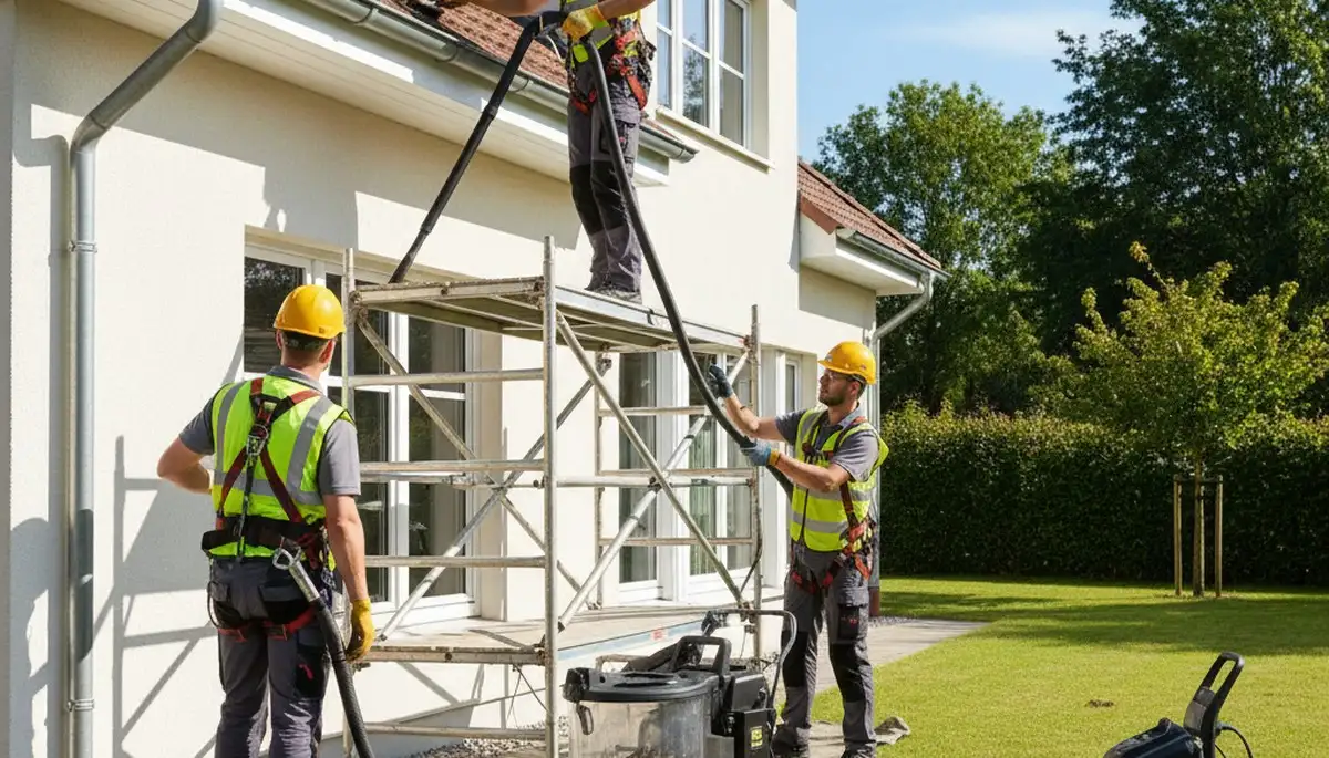 Greenville, NC gutter cleaning by FX Remodeling & Exteriors for home protection and water damage prevention