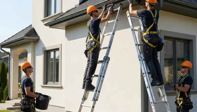 Gutter repair service in Greenville, NC for damaged, leaking, or sagging gutters on a home