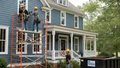 Vinyl siding installation in Greenville, NC by a professional siding contractor