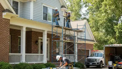Vinyl siding installation for Greenville, NC homes by a professional siding contractor