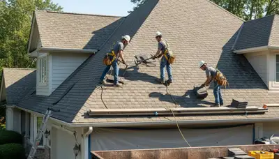 Greenville, NC siding contractor installing vinyl siding on a home exterior