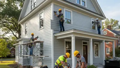 Vinyl siding installation for Greenville, NC homes by a local siding contractor