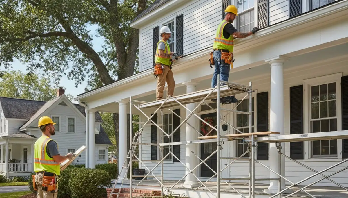 Vinyl siding installation for Greenville, NC home by local siding contractors