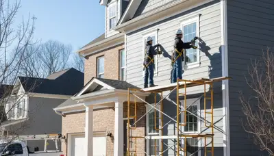 Vinyl siding installation in Greenville, NC by a professional siding contractor